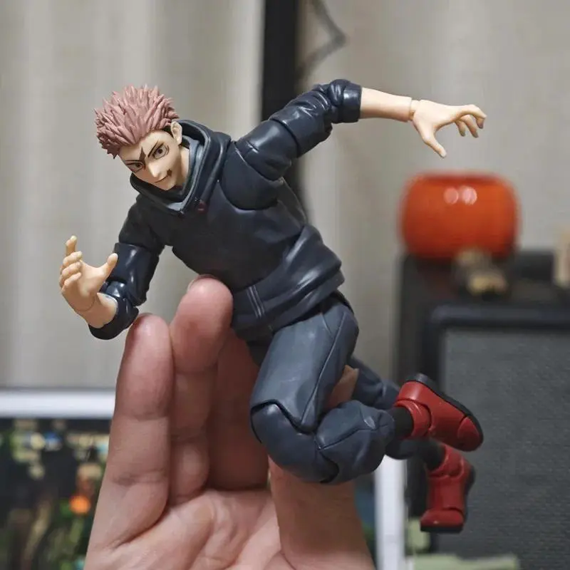 S.H.Figuarts Jujutsu Kaisen Yuji Itadori Sukuna'S Vessel 15cm Articulated Action Figure Desktop ornament Collectible