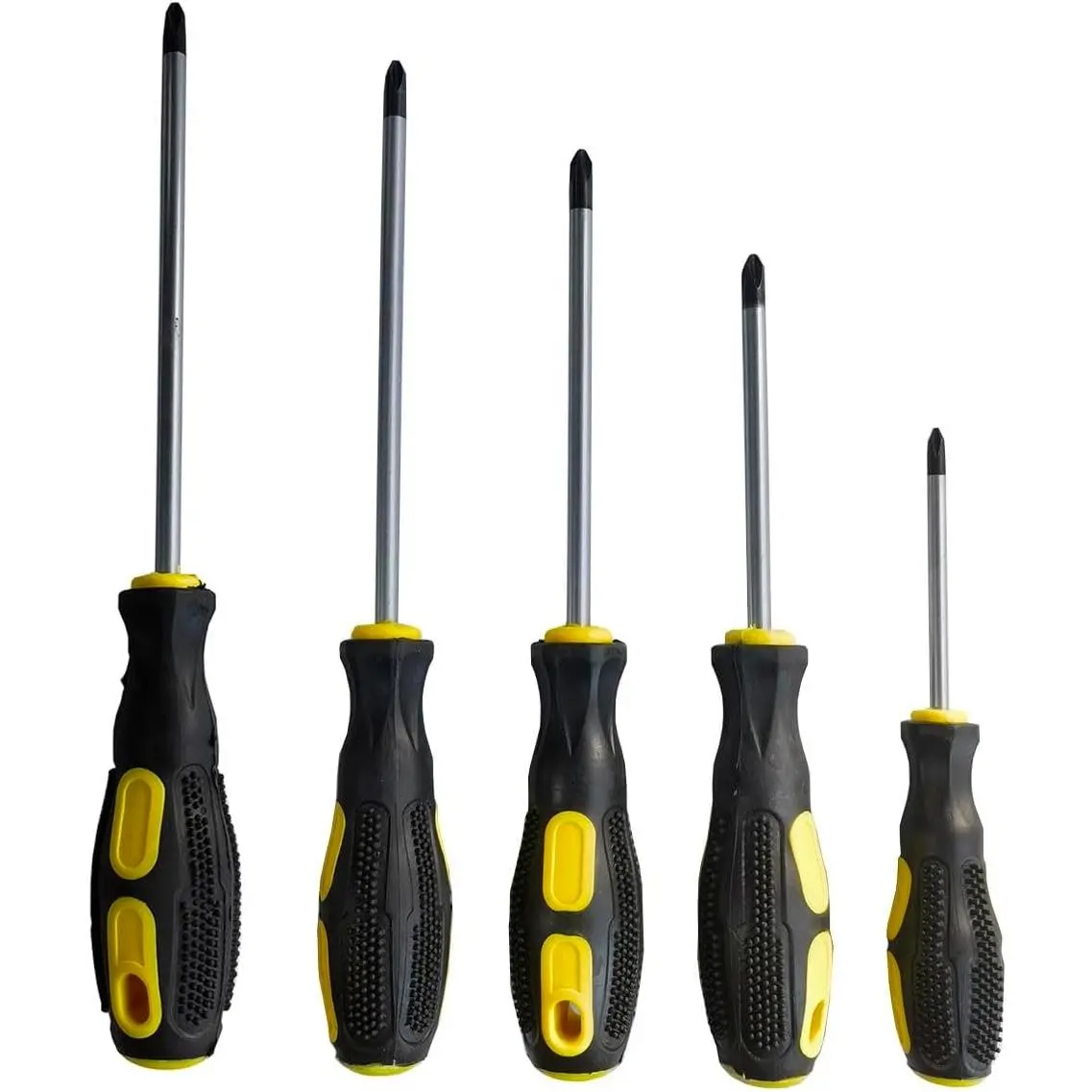 Phillips  Set with  Tips, Soft  Grip of Standard or Precision Phillips Screwdrivers
