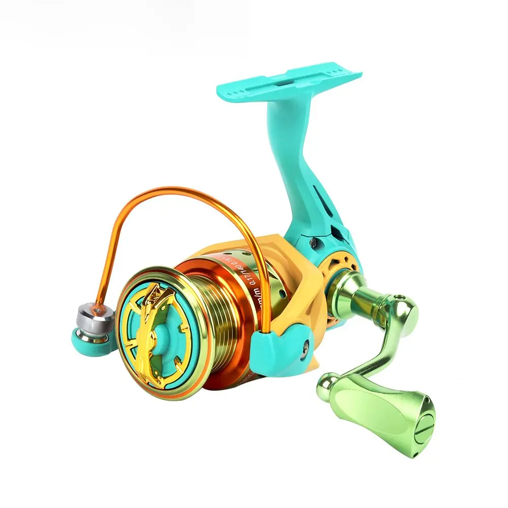 High-Value Full Metal Fishing Spinning Reel, Smooth Silent Design, Essential for Beginners, 5+1 Bearings, 5.2:1 Gear Ratio, Fishing Equipment