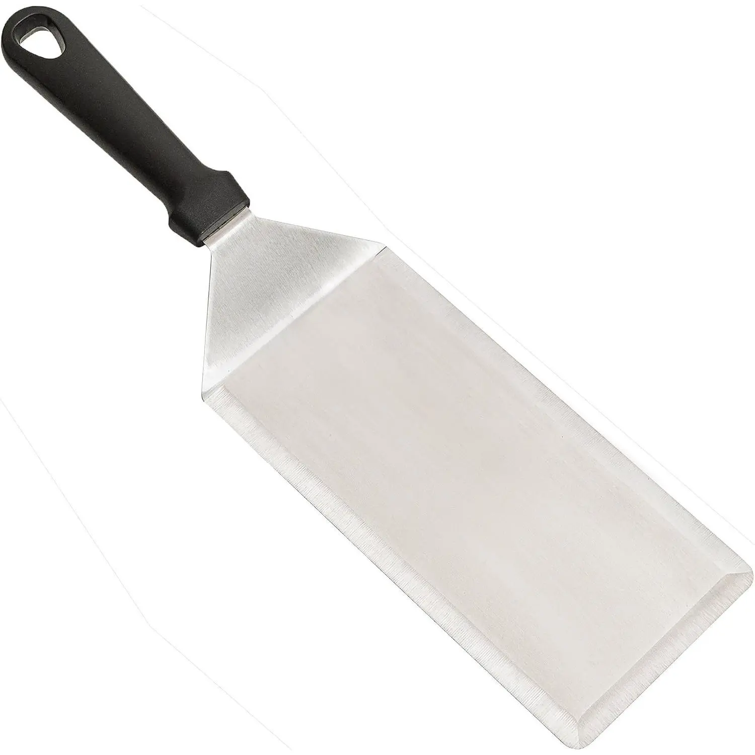 Big Metal Griddle Spatula - Grill spatula 4 x 8 in Large Burger Smasher Hamburger Turner Scraper - Pancake Flipper -  for BBQ Grill and Flat Top Griddle - Commercial Grade