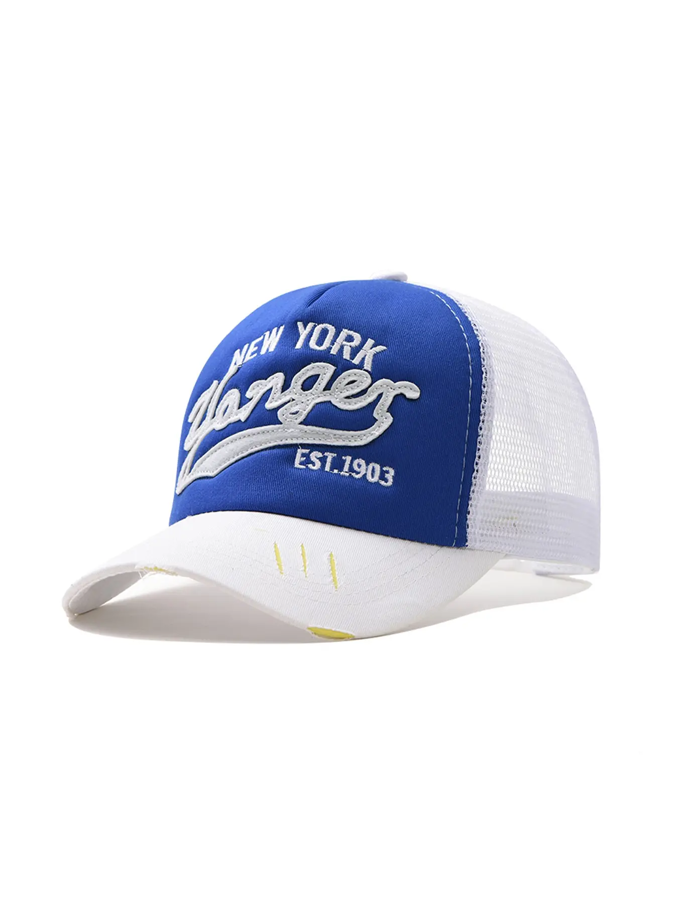 Unisex Baseball Cap, Adjustable Breathable Sun Protection Hat, Letter Embroidery Mesh Cap, Relaxed Streetwear Hat for Travel, Beach, Hiking, Spring & Fall