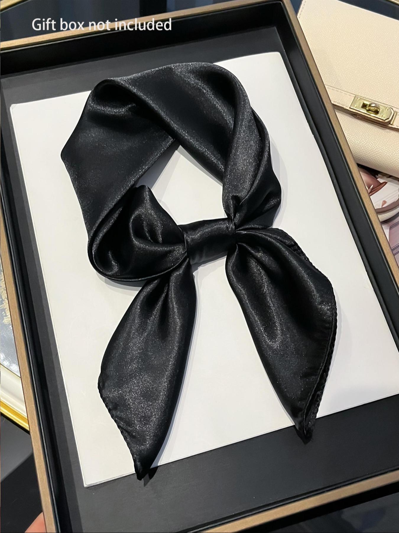 Women's Solid Color Square Scarf, Soft Comfortable Breathable Scarf for Daily Wear, Fashion Accessories for Women & Girls, Casual Soft Shawl, Fluffy Soft Scarf