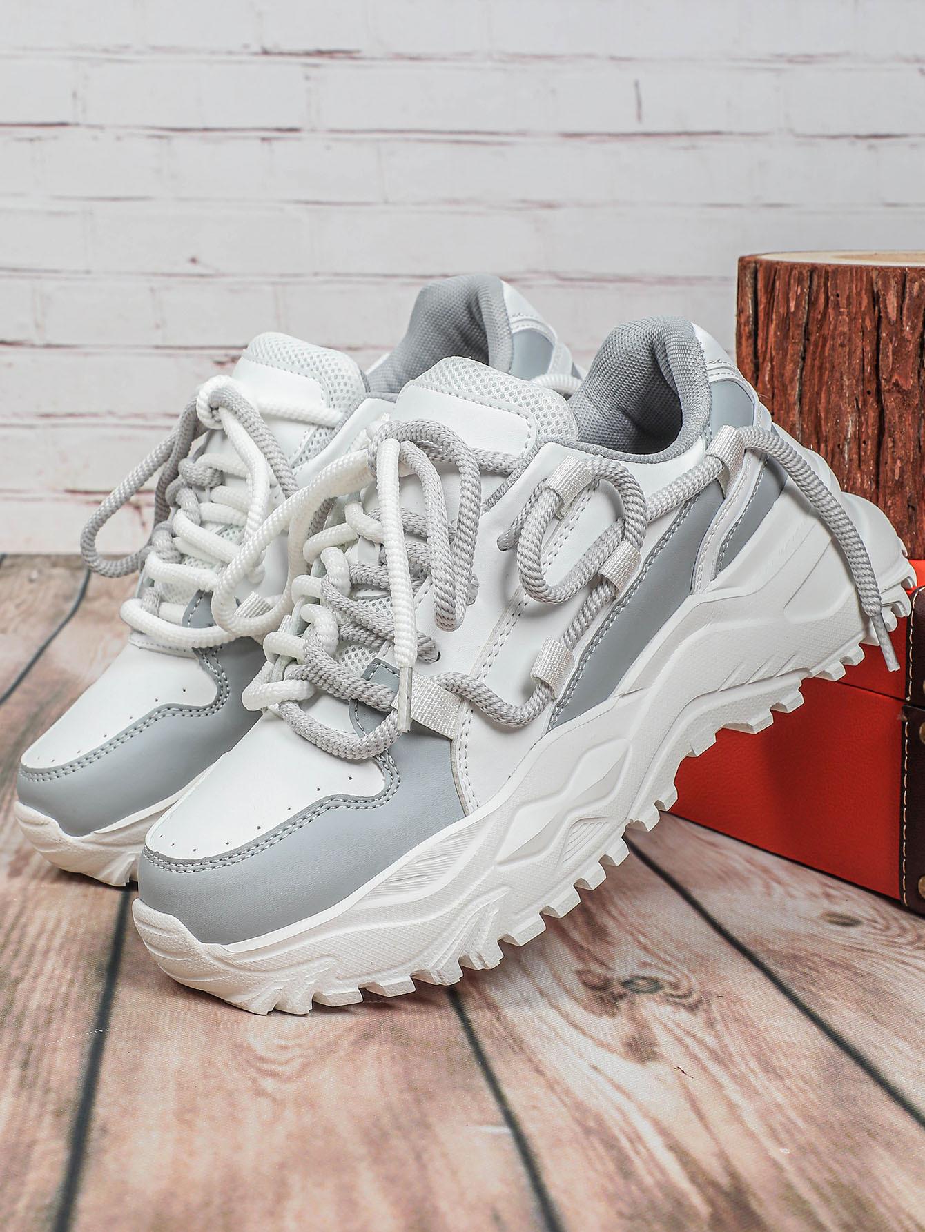 2026 trendy thick-soled fashion casual outdoor dad shoes, couple's versatile sports shoes, soft-soled comfortable student school shoes