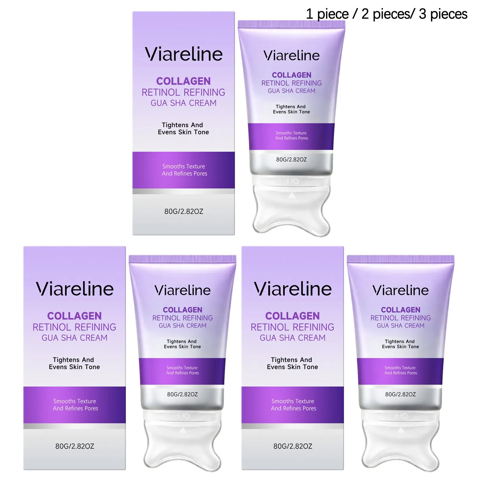 Retinol Care Cream (80g/80g*2/80g*3), Gentle Skin Nourishment, Hydrating Moisturizer, Smooths Texture, Daily Skincare Routine