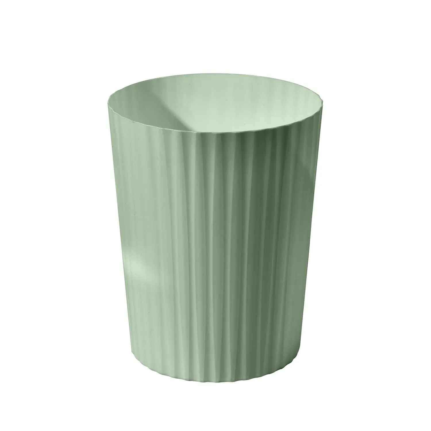 Small Platic 2 Gallon Trash Can - Compact Wastebin for Bathroom, Kitchen, Office, Home Use - Purple