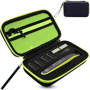 Hard Travel Case for Philips OneBlade Shaver, Rigid Protective Storage Box Compatible with Model QP2520/30, QP2620/30, QP2530/30, QP2520/65, Compact Carry Case with Shockproof Sponge Inside