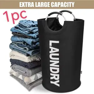 1 Piece Casual Laundry Basket, Large Capacity 90L Clothes Bin, Essential Home Dirty Laundry Hamper, Stylish and Functional