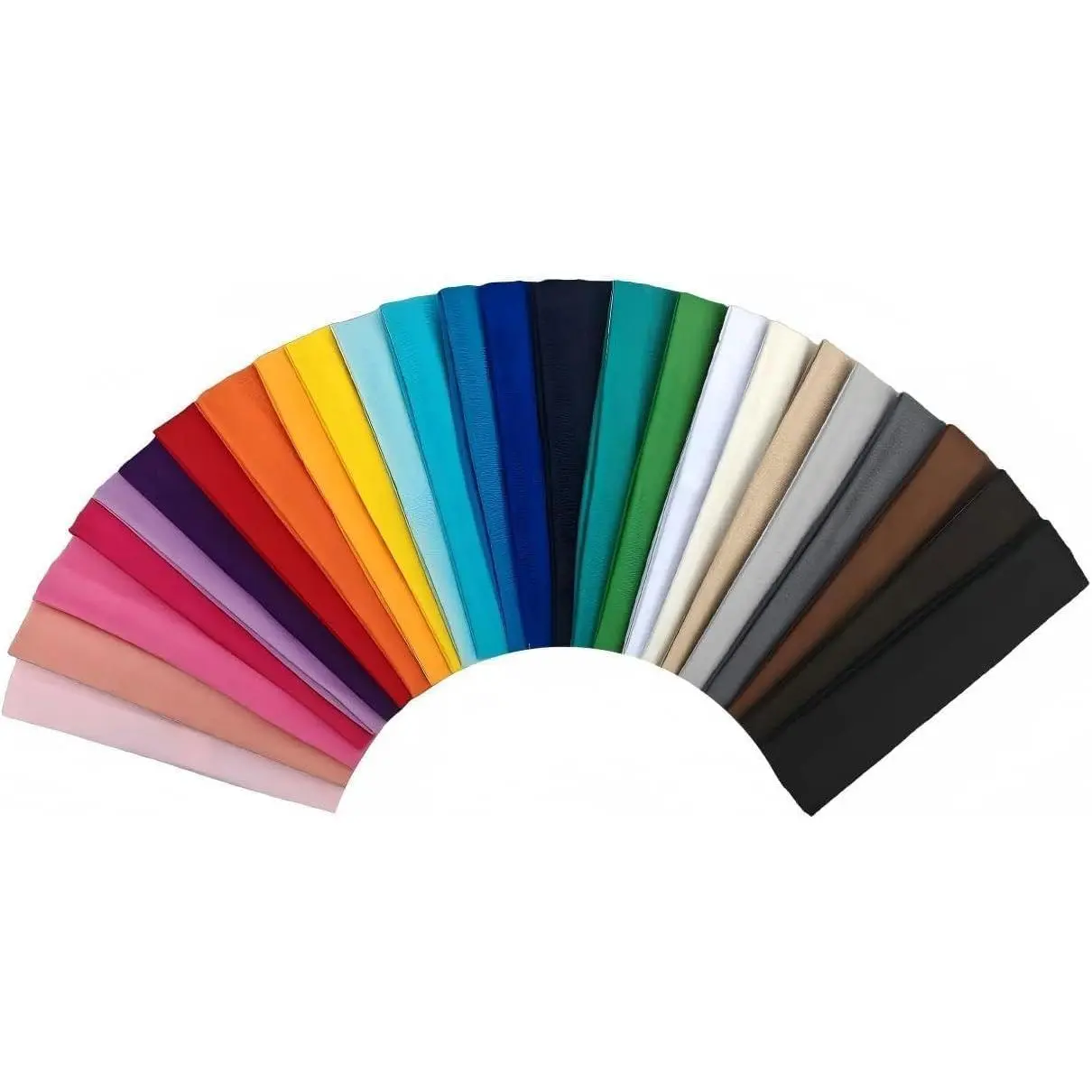 25 Pack Headbands for Women Colorful Non Slip Stretchy Elastic  Bands | Soft Beauty Hair Style Headbands  Wraps Bulk Fashion Hair Accessories for Workout  Yoga Running Gym Makeup