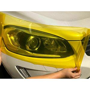 THE WELL KEPT 12 by 48 inches Self Adhesive Auto Car Tint Headlight Taillight Fog Light Vinyl Smoke Film Sheet Sticker Cover (Light Black)