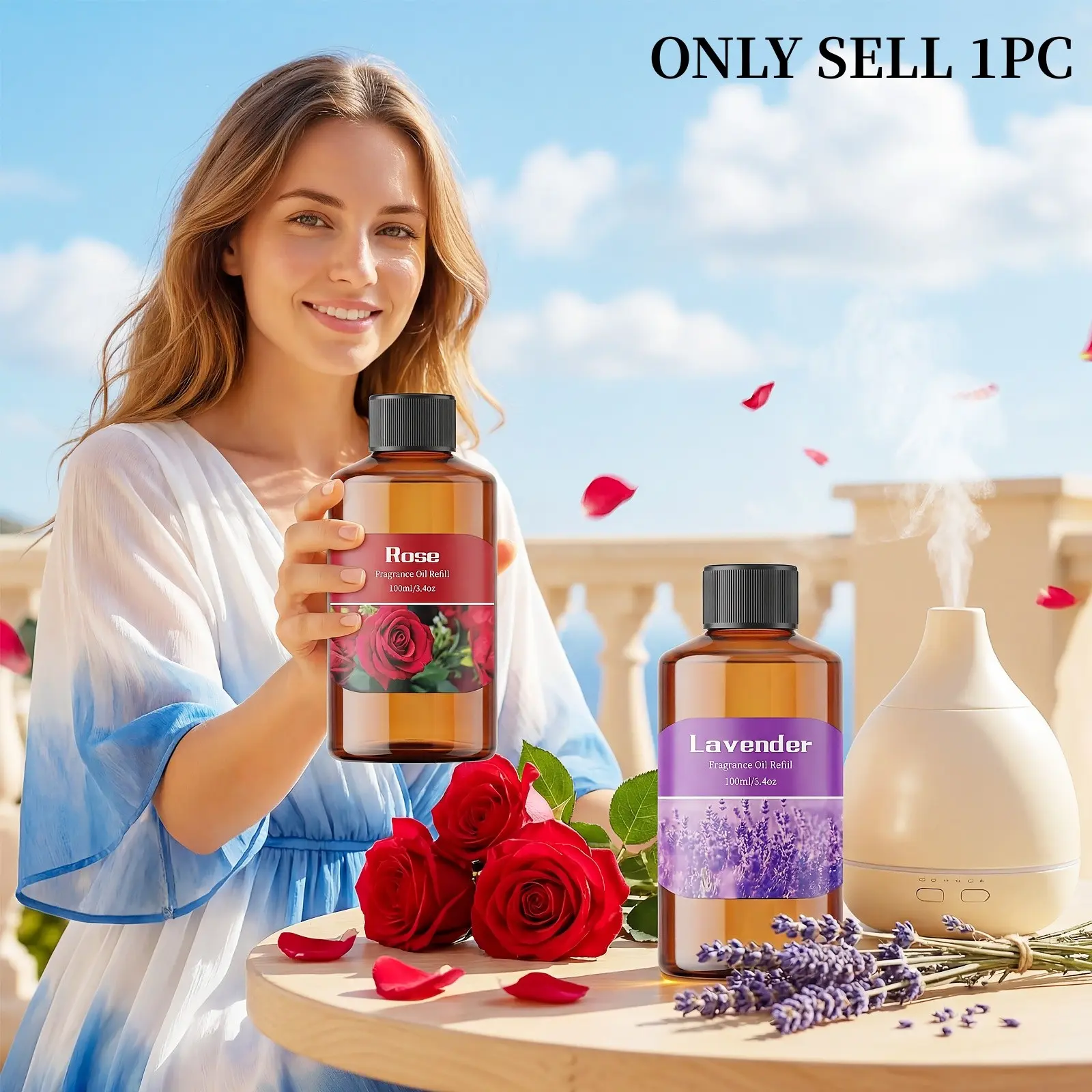 100ML Sealed Bottle Essential Oil, Suitable for Diffusers, Humidifiers, Car, Home, Long-Lasting Scent, Gift Idea