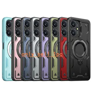 Redmi 13C 5g Phone Case with 360° Rotating Stand, Magnetic Charging, Universal Creative Cover, Protective Shell, Accessories for Men and Women