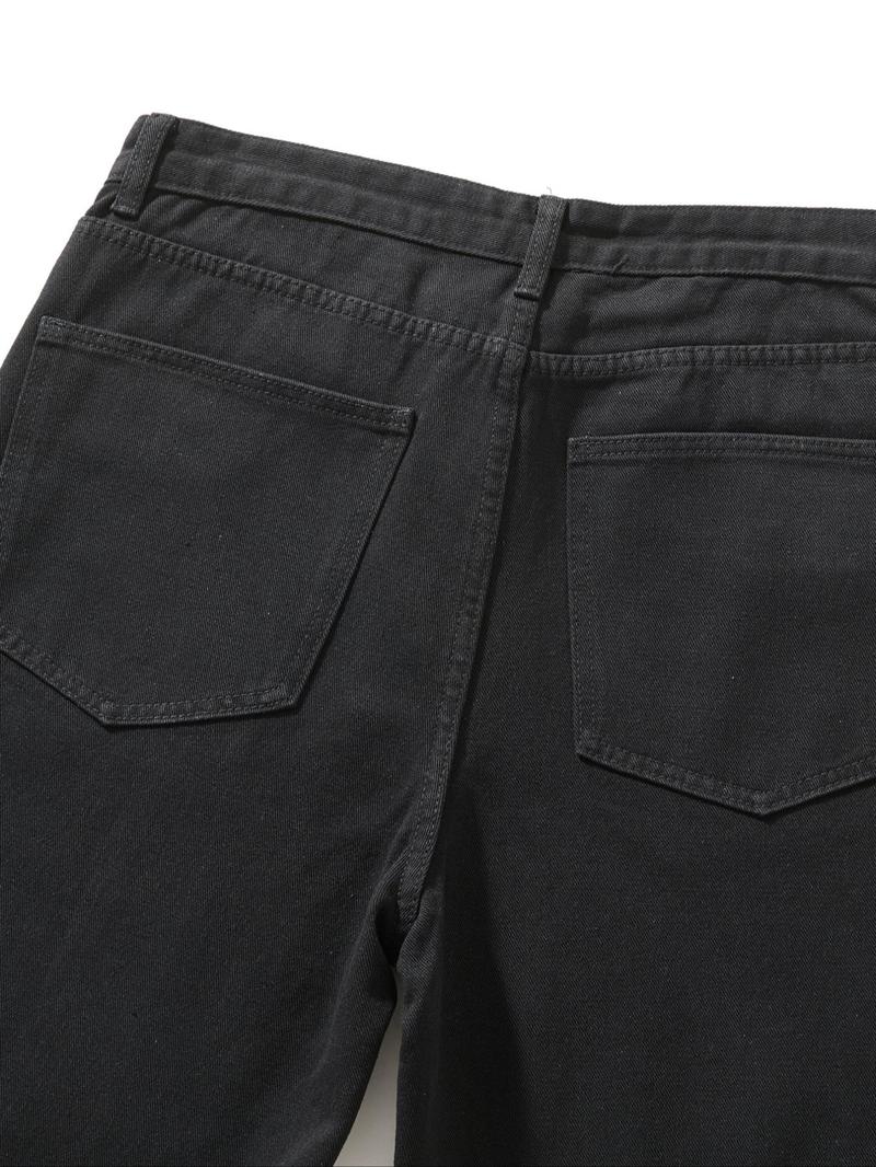 Men's Ditsy Floral Print Denim Shorts, Loose Casual Comfy Jean Shorts for Summer, Fashion Men's Bottoms for Daily Wear, Cotton, Casual Relaxed Shorts