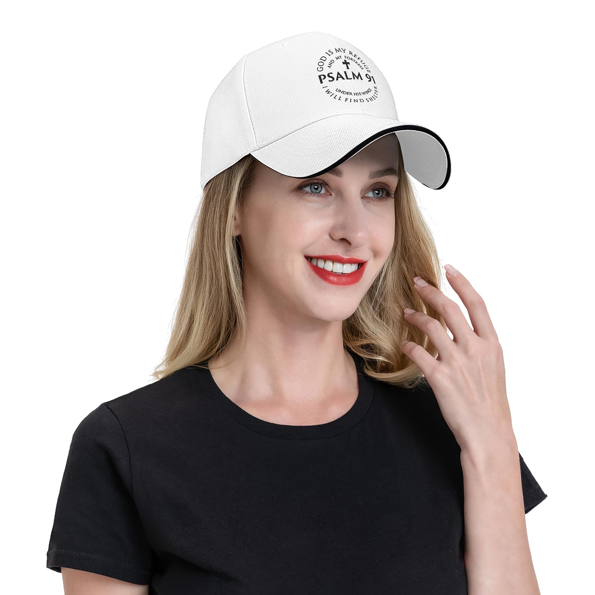 1pc of a Psalm 91 Themed Baseball Cap, Adjustable And Suitable for Both Men And Women.This Truck Driver'S Hat Makes a Perfect Gift Option