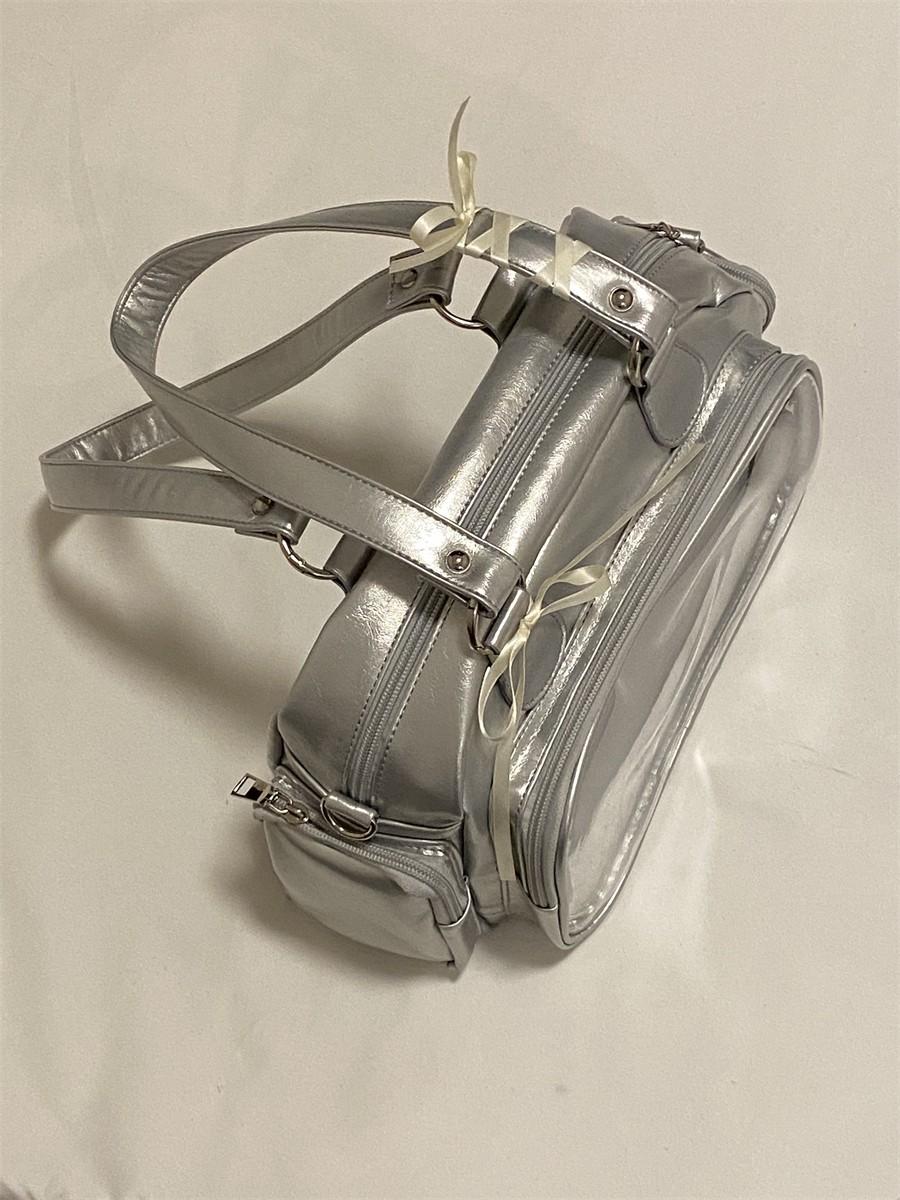 Anime Two-Dimension Japanese Uniform Bag Jk Shoulder Bag Large Capacity Crossbody Versatile Badge Display Bag Doll Itabag Purse