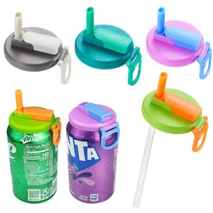 Set of 4 Silicone Drink Can Covers (4 Colors), BPA-Free, Reusable & Eco-Friendly. Leak-Proof Design to Keep Drinks Fresh. Fits Standard Cans – Perfect for Soda, Juice, Soft Drinks, and Sparkling Water.  Drinkware glasscupstraw Children's Day