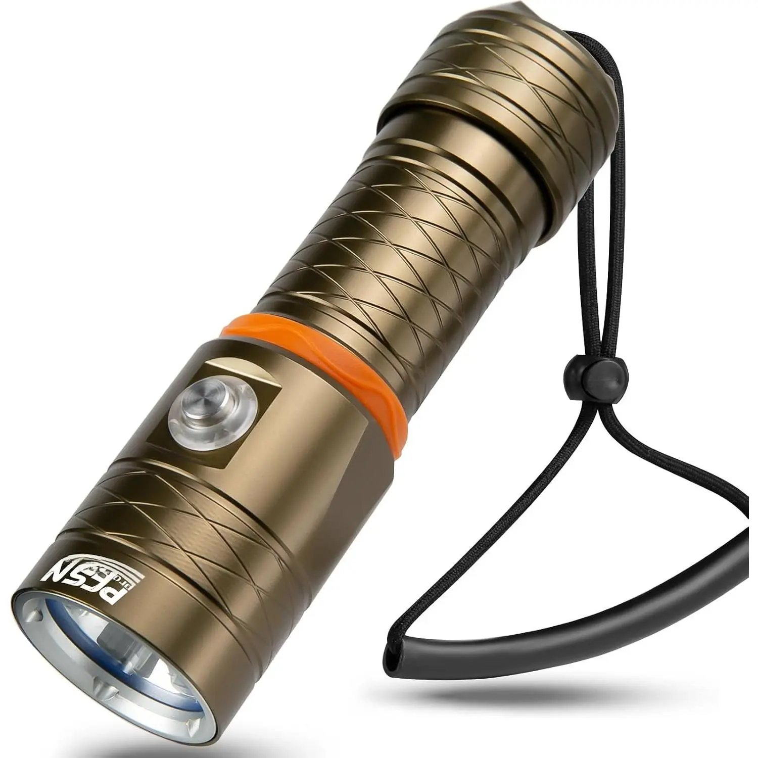 Dive Light 3500 Lumens, Underwater 150M  Diving Flashlight, 485M Long Range Narrow Beam, 20Hrs Runtime, Safety Lock , Rechargeable LED Dive  for Deep Sea Caving, Snorkeling