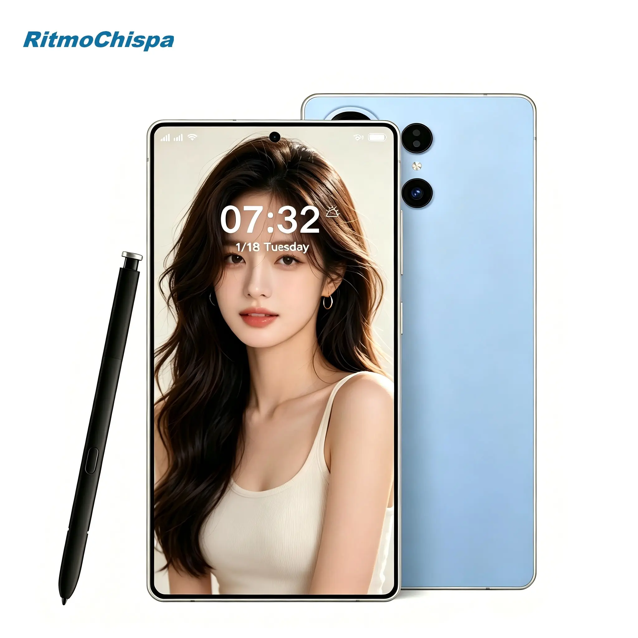 6.8 Inch Android Phone, 4GB RAM + 64GB ROM, 4g Network, Dual Sim, Expandable Memory, USB Charging Cable, Gift Idea
