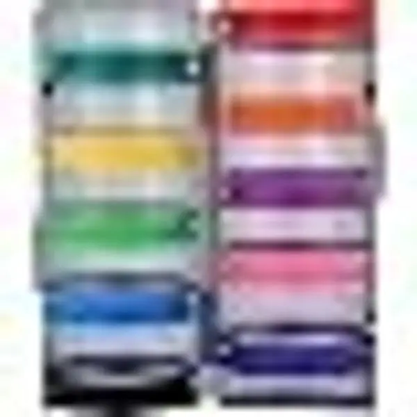 Fishing Line Storage Box Organizer with 10 Rainbow Spools Portable Holder for Spooling Accessories Compact Reel Case for Anglers