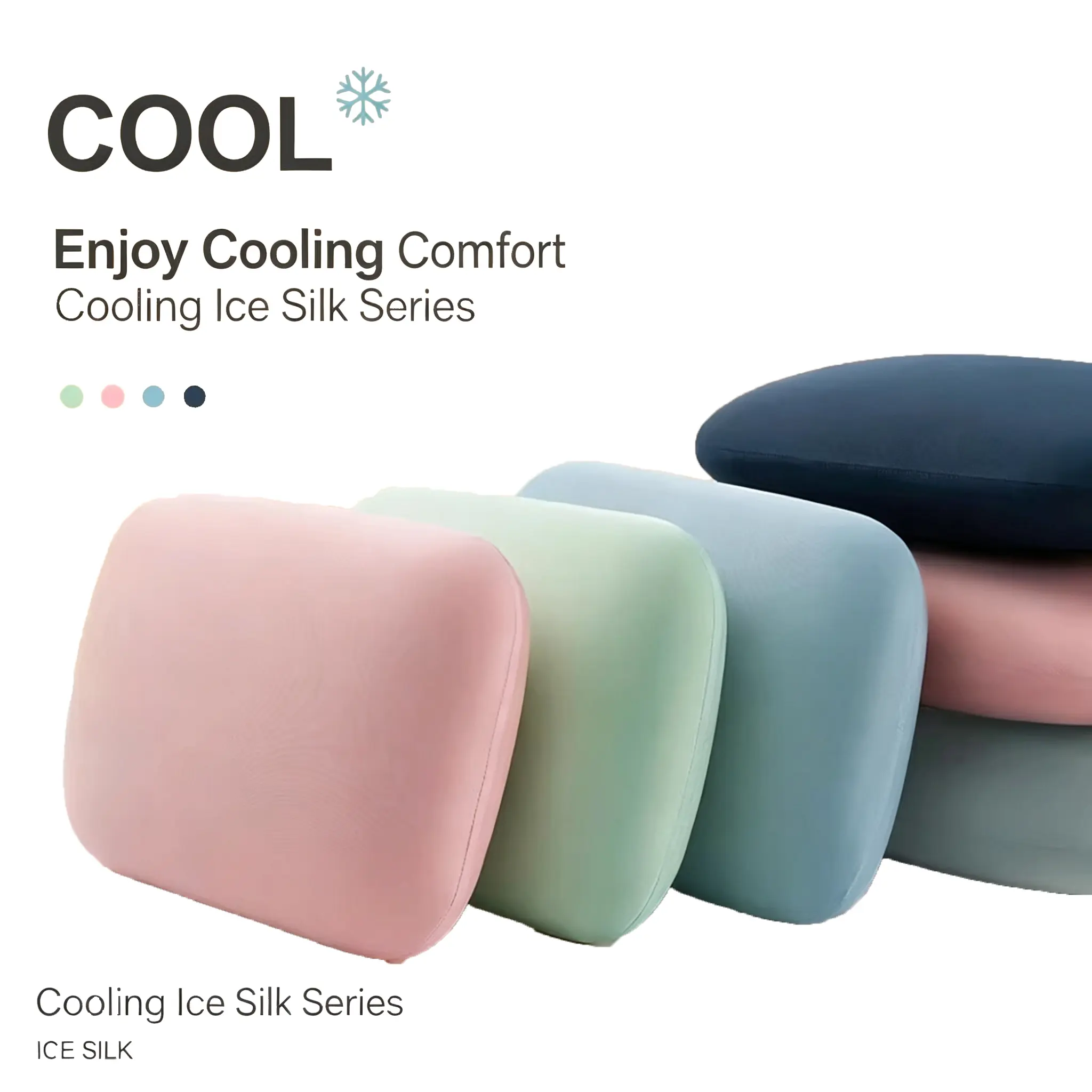 Ice Silk Cooling Nap Pillow - Soft Sponge Cooling Cushion for Desk/Classroom Work Naps, Relaxation, Students Ice Silk Cooling Nap Pillow - Soft Sponge Cooling Cushion for Desk/Classroom Work Naps, Relaxation, Students