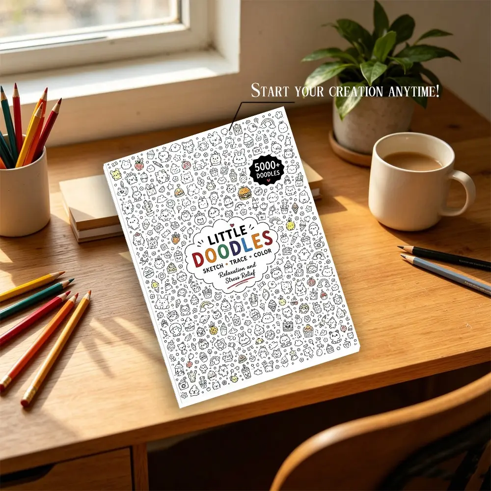 Line Drawing Sketchbook, Ideal for Artistic Expression, Perfect for Artists & Designers, Durable Paper Quality, Compact Size, Art Drawing Supplies
