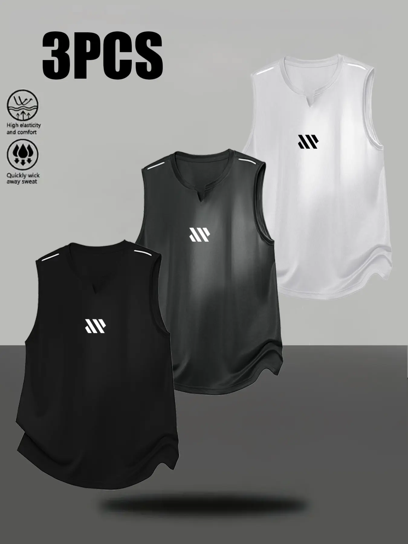 Men's Summer Lightweight Fashion Sporty Running Tank Top, Casual Camouflage Outdoor Vest, Sports Singlet, Comfortable and Stylish Activewear