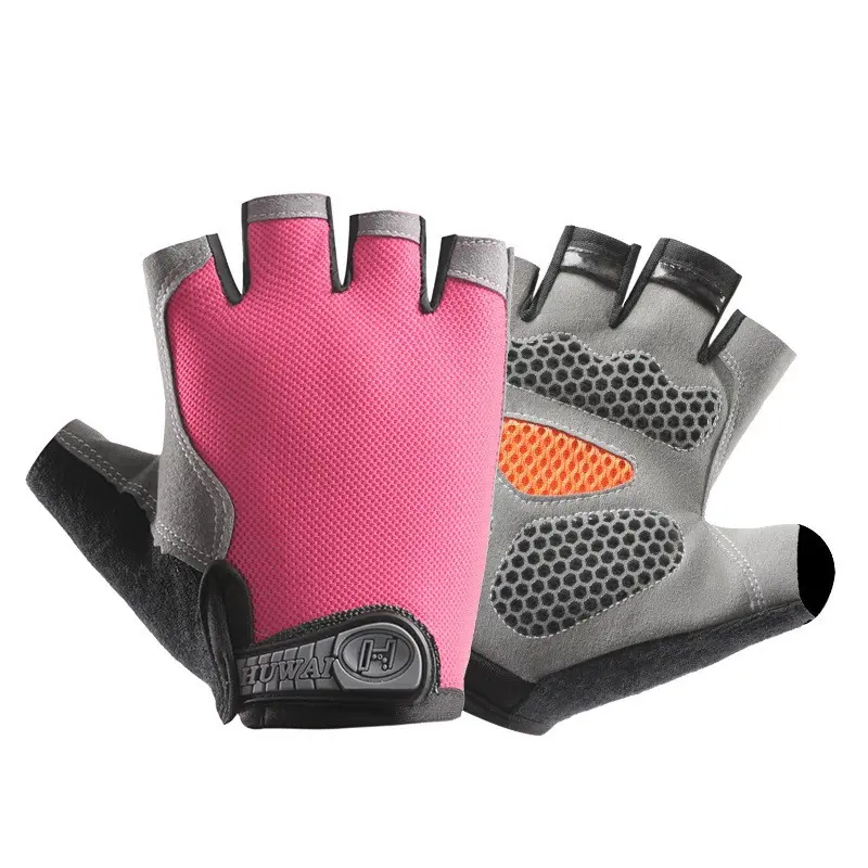 Upgraded mesh half-finger gloves