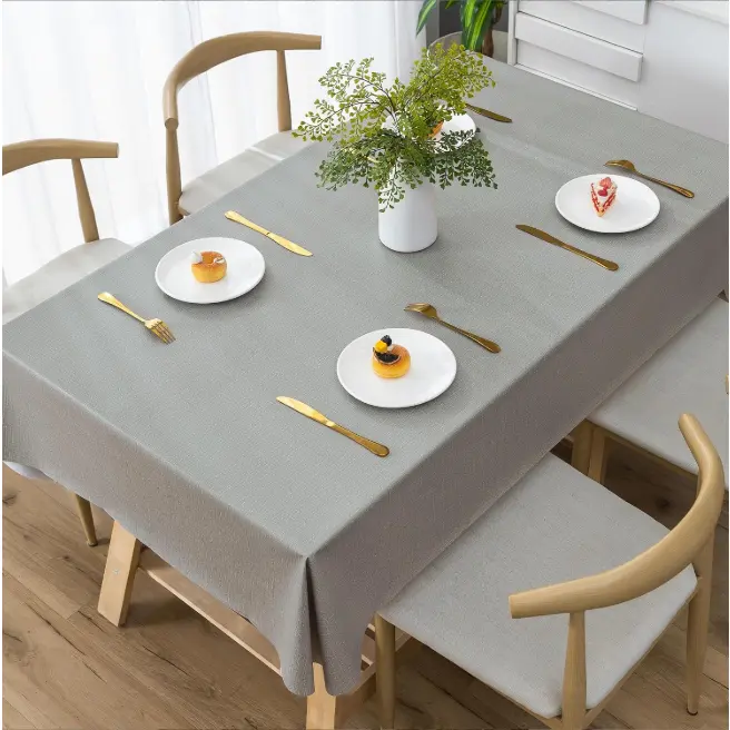 Rectangle Table Cloth,Waterproof Tablecloth Oil Proof Spill Proof Vinyl Table Cloth, Wipe Clean Plastic Table Cover for Dining, Camping, Indoor and Outdoor 52" x 70",Leaves,1-piece set