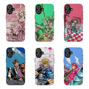 JoJo's Bizarre Adventure All Characters Anime Phone Case,for iPhone 16 15 14 13 12 11 17Pro Max,for Samsung S25 S24 S23 S22 Ultra,Gifts For Fans, Phone Accessories