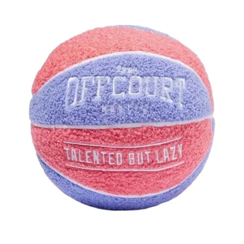 OFFCOURT Basketball Plush Pillow, 3 Colors Soft Fluffy Stuffed Ball Toy, Cute Room Decor Gift for Sports Lovers & Kids