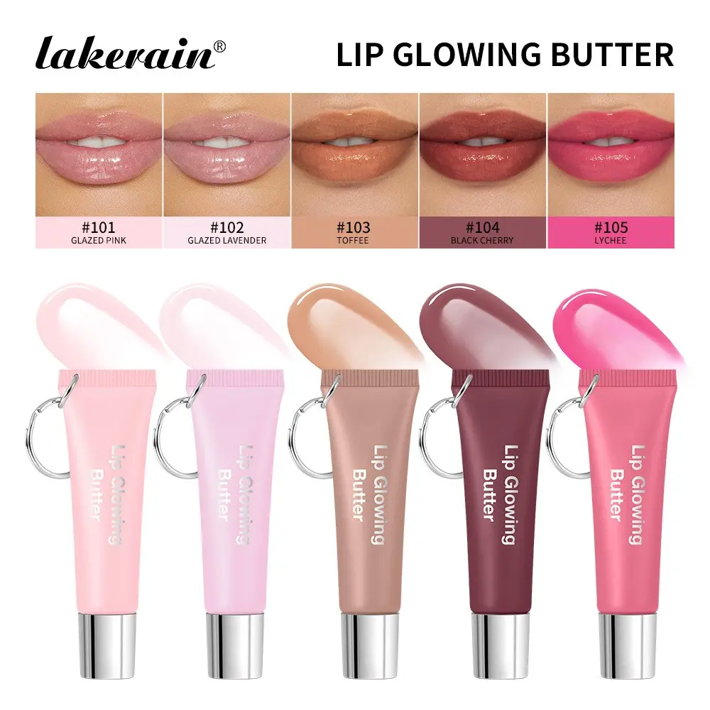 5Colors/Set Womens Summer Butter Lip Balm Set, Moisturizing Hydrating Lip Care, All-Season Use, Perfect Gift for Women, Lip Gloss suit