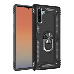 Case Cover for Samsung Galaxy Note 10/Note 10 5G, Durable Protective Shockproof Magnetic Ring Stand, Rotatable Multi-Angle, Long-Lasting Protection for Samsung Galaxy Note 10/Note 10 5G Smartphone Casing