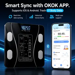 Smart Body Fat Scale, Body Composition Scale, Digital Weight Scale, Bathroom Scale, Max 400lb/180kg, Connect APP, Record Analysis, Bmi, Home Fitness, Women's Gift, Accurate Digital Scale, Bmi Scales Digital Weight And Body Fat