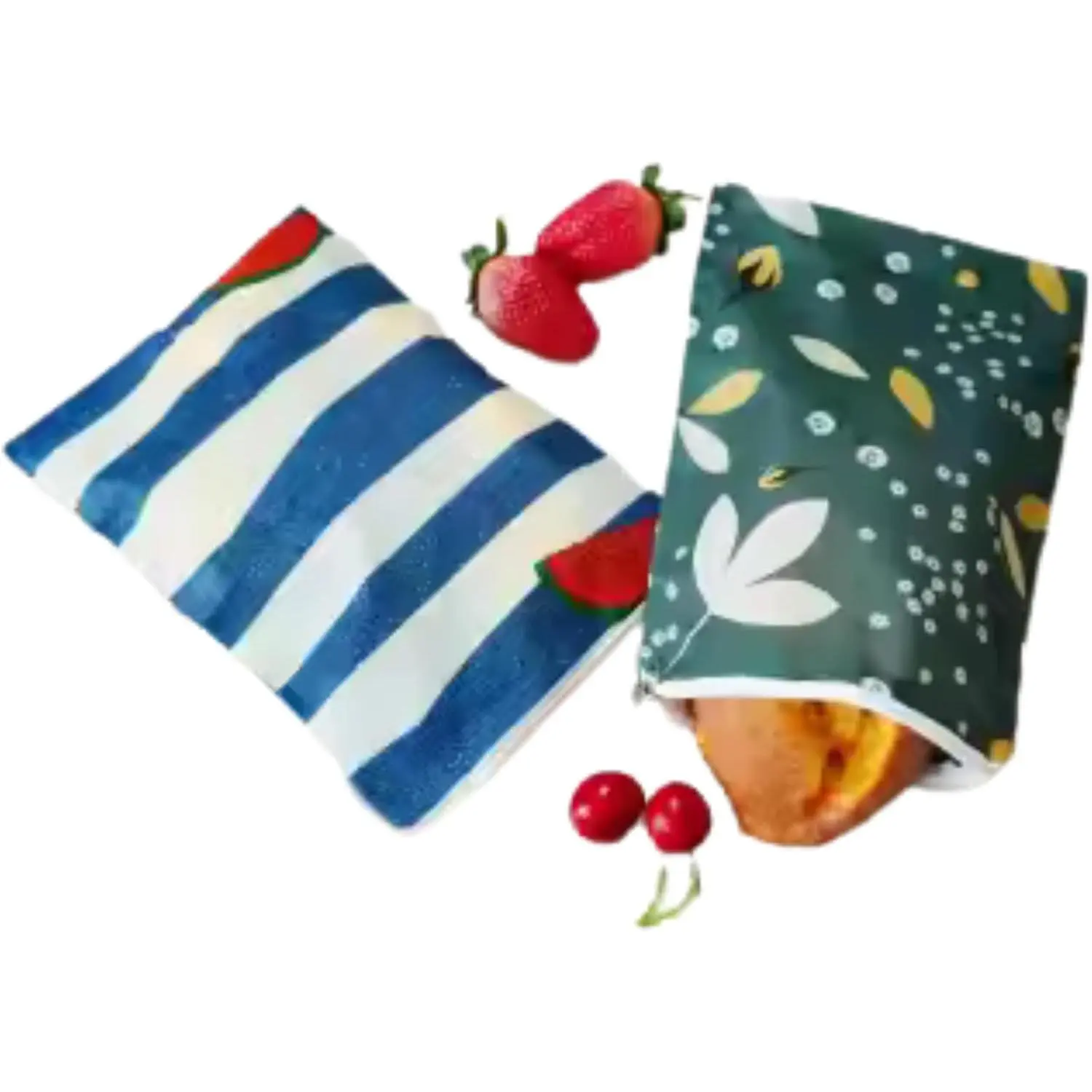 2 Packs Beeswax Bread Bag -   Wrapor Homemade Sourdough Loaf,to Keep  Fridge-Safe Beeswax  for Cheese, Fruits Washable & Sustainable Alternative to Plastic