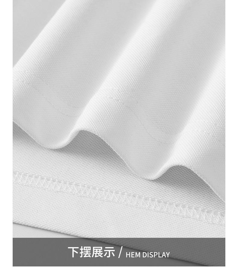 New Embroidered Bee Short Sleeve Lapel Polo Shirt High-end Trendy Brand Men's Top T-shirt