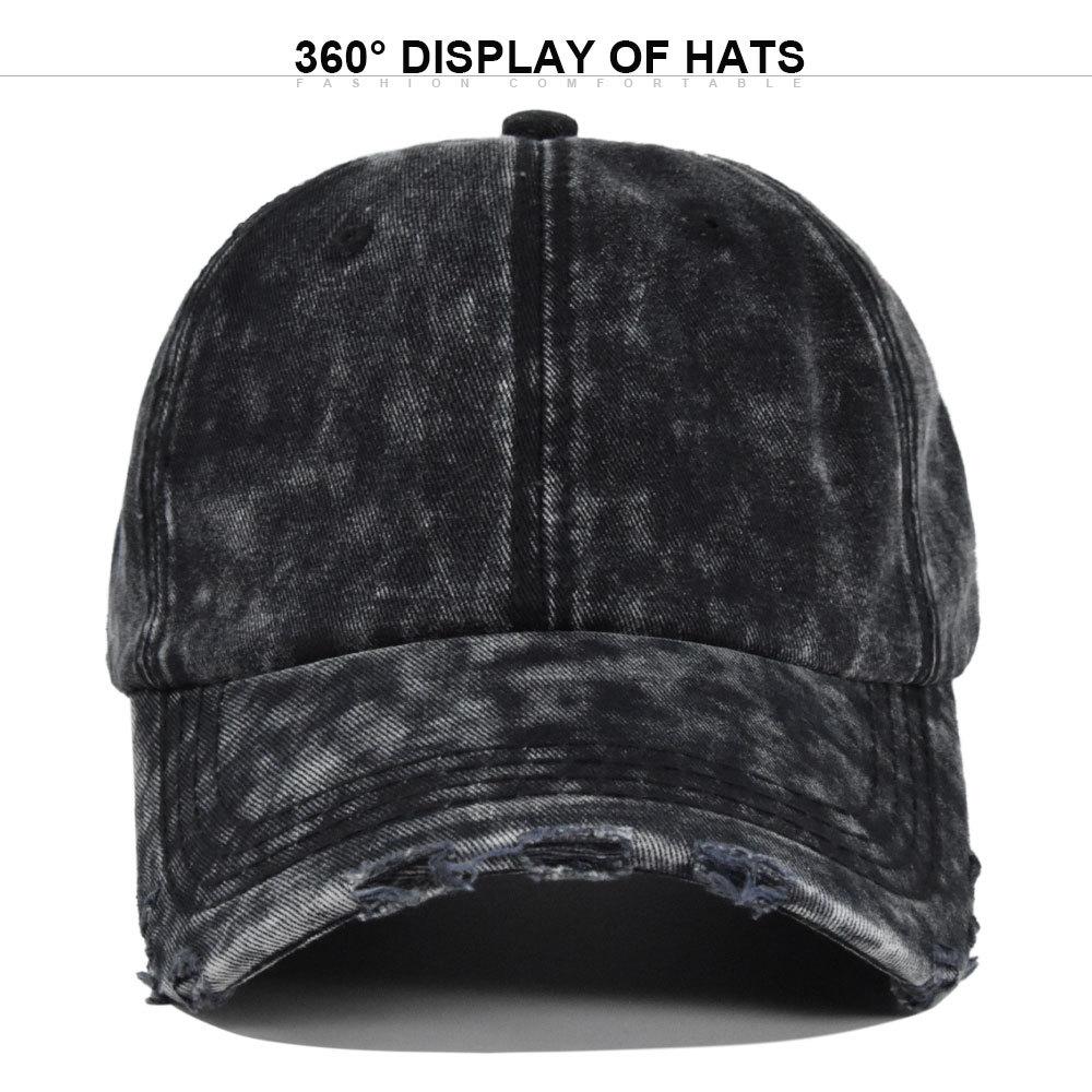 New vintage baseball cap, simple duckbill cap, outdoor sports cap, curved brim sunshade cap