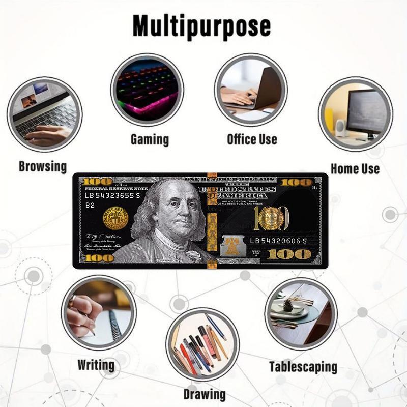 Creative Design Mouse Mat, Universal Mouse Pad with Non-slip Bottom, Desktop Pads for Office, Laptop, Gaming & Study, Desktop Accessory