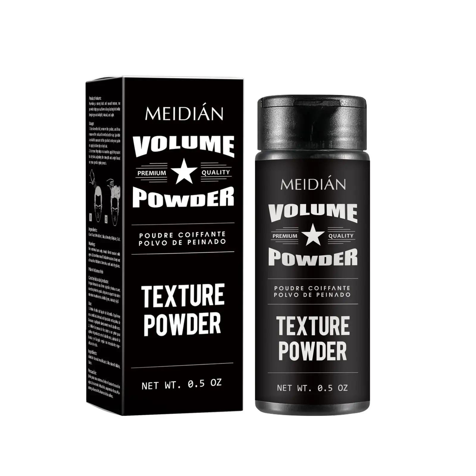 Texture Powder for Men - Instantly Adds Texture & Volume with Strong Hold, Gentle Cleansing