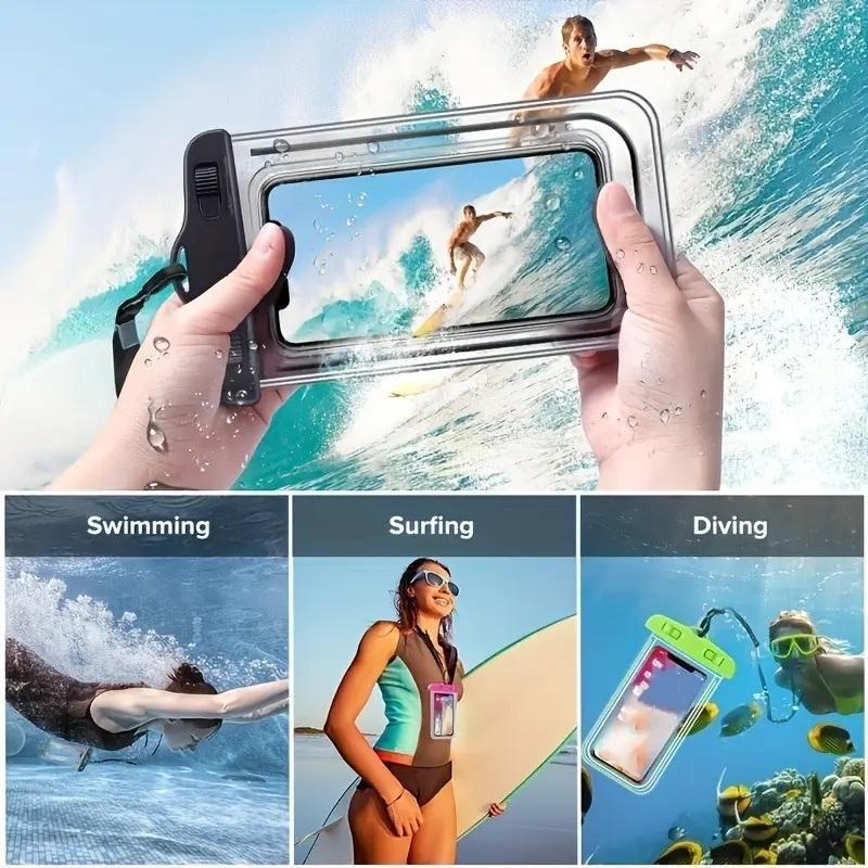Waterproof Phone Case, Universal Waterproof Phone Protective Case, Swimming Phone Accessories for iPhone 16 15 14 Plus 13 12 11 Pro Max Huawei Xiaomi Samsung