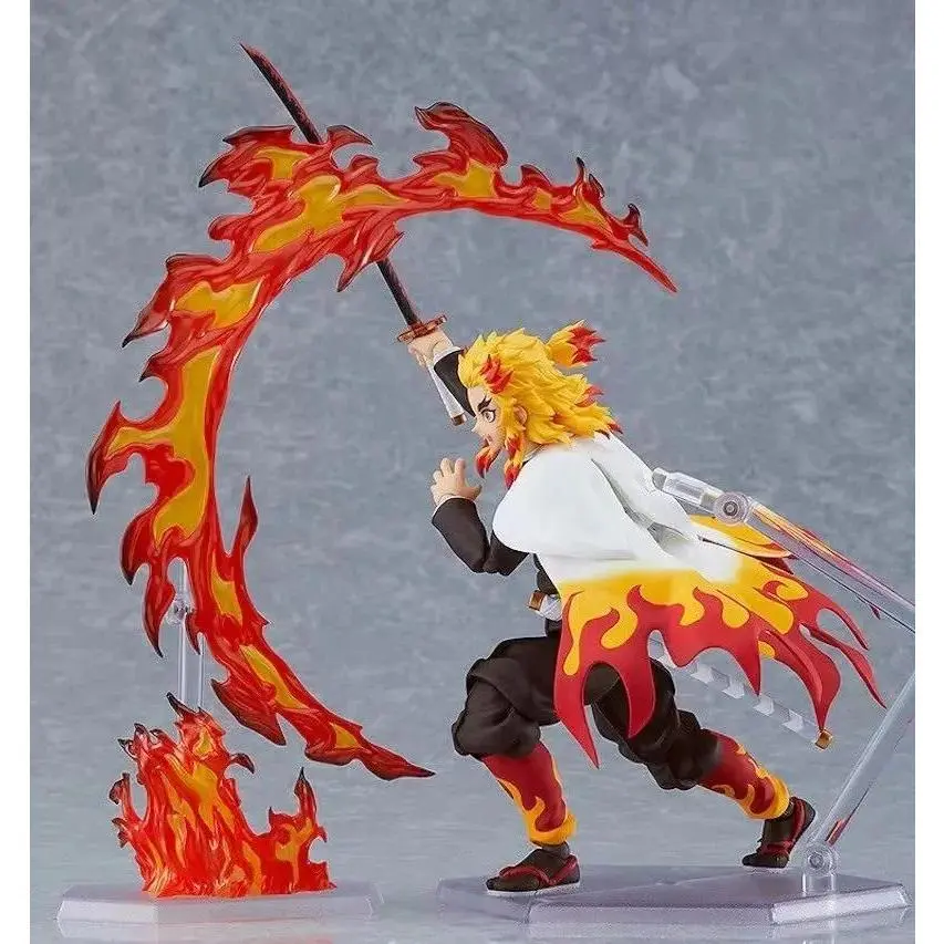 13CM Demon Slayer Figure Kimetsu no Yaiba Rengoku Kyoujurou 553 Tanjirou Kamado Nezuko Kamado Agatsuma Zenitsu Gift