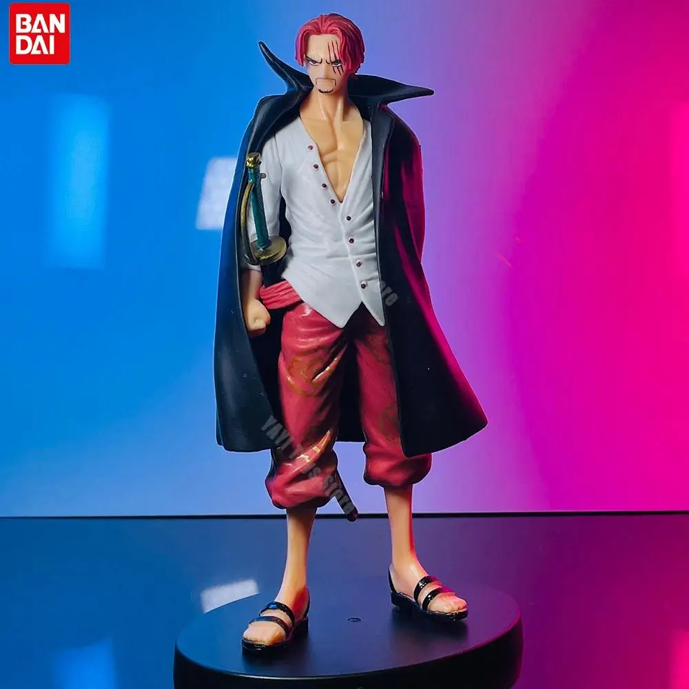 18cm Anime Figure Red Hair Shanks Action Figures Cartoon Figure Model PVC Doll Collection Decoration Kid Toy Gift