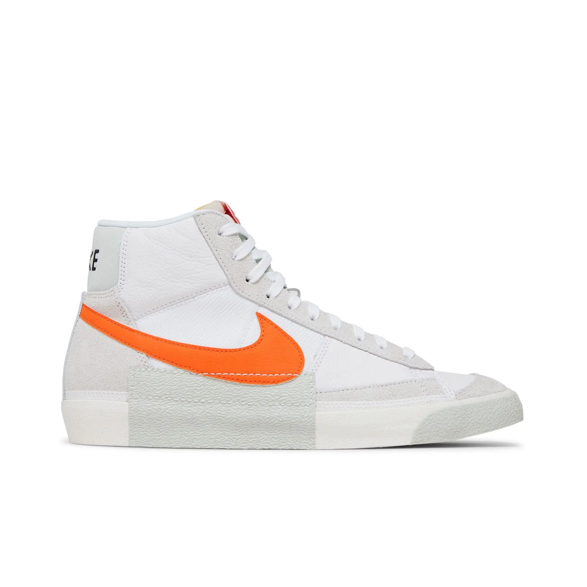 Nike Blazer Mid '77 Pro Club 'Remastered - White Safety Orange' (Unisex) White/Sail/Light Silver/Safety Orange sneakers DQ7673 103