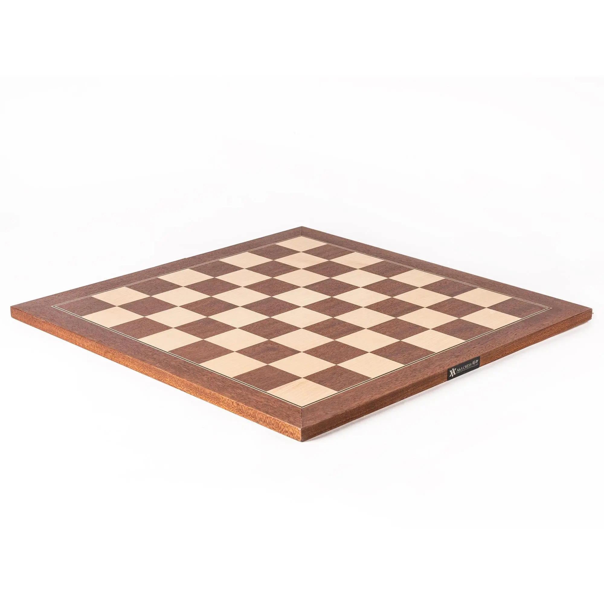 A&A  Mahogany & Maple Inlaid Wooden Chess Boards