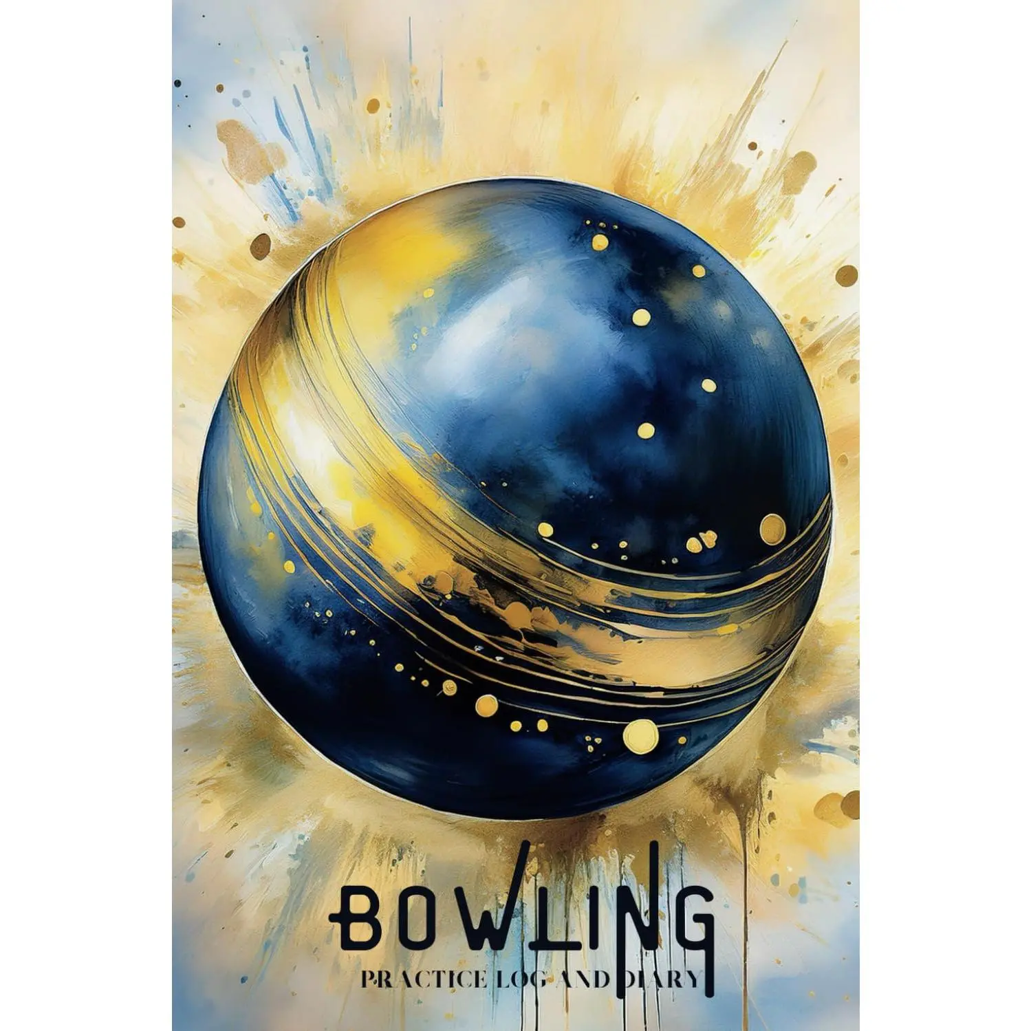 Bowling Practice Log & Skill Development Diary – Compact 6x9 Inch Portable Journal with Daily Score Sheets and Reflection Prompts for 49 Days of Progress  - Paperback