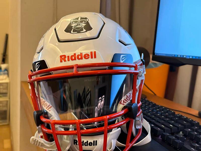 Football Visor, visor for helmet football，football accessories，football gear，Flat Lens Technology,Fits Youth and Adult Football Helmets