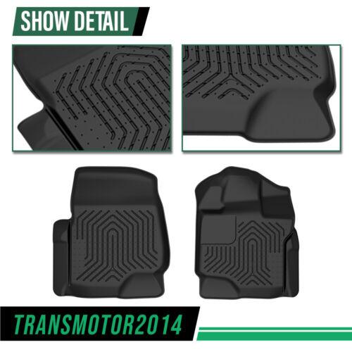 Floor Mats TPE Fit For 2015-24 Ford F-150 F150 Super Crew Cab All Weather Liners Upgraded Version