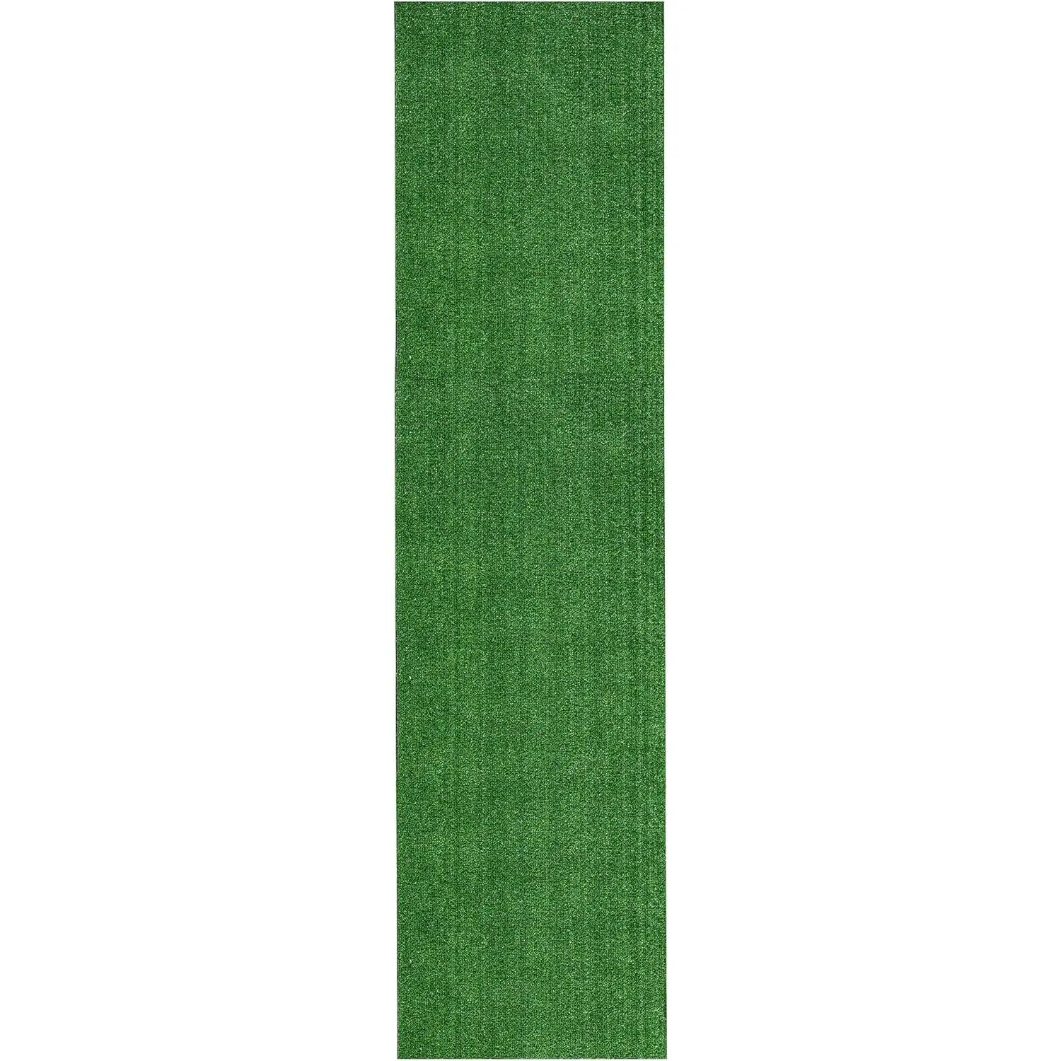 Dog Artificial Grass Outdoor Runner Rug (2'7"x10ft) - Custom Waterproof Astro Turf with Drainage Holes, Stain-Resistant Easy-Clean Outdoor Rug for Patio, Swimming Pool, Playroom, Baseball Mat Use
