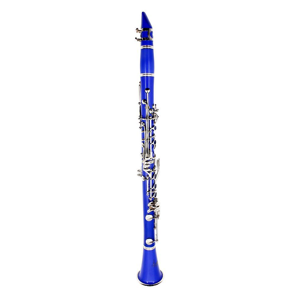 Bb Clarinet, 17 Nickel Keys Bb Clarinet, Woodwind Instrument for Students, Musical Instrument for Beginners, Music Accessories