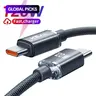 120W 6A Type-C to Type-C Fast Charging Data Cable 1 Count Nylon Braided PD Cable, Usb C To C Cable, Typec Fast Charging Phone Data Cable with Smartphones #GLOBAL PICKS