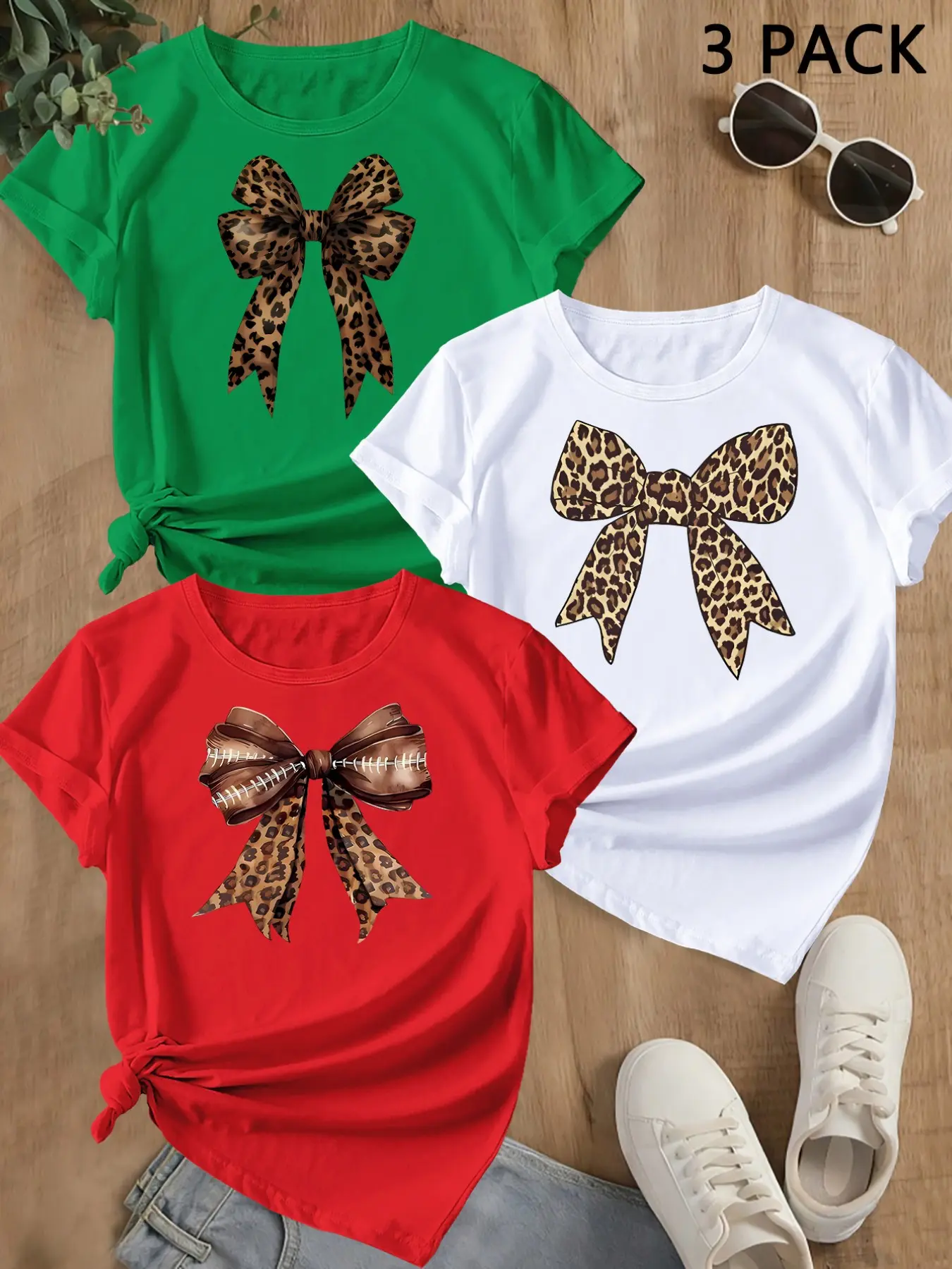 Summer Trendy Short Sleeve T-Shirt, Casual Loose-Fit Heart Print, Comfortable Round Neck, Sporty, Perfect for Outdoor Activities and Relaxing Days