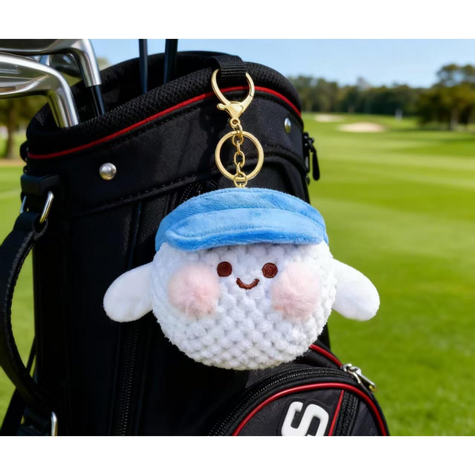 Soft Plush Ball Keychain Set – Cute Stuffed Keyring for Backpack, Squishy Toy Gift for Soccer Basketball Tennis Golf Rugby Billiards Baseball Lovers & Players